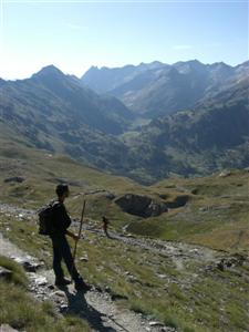 Subiendo al portillón de Benasque